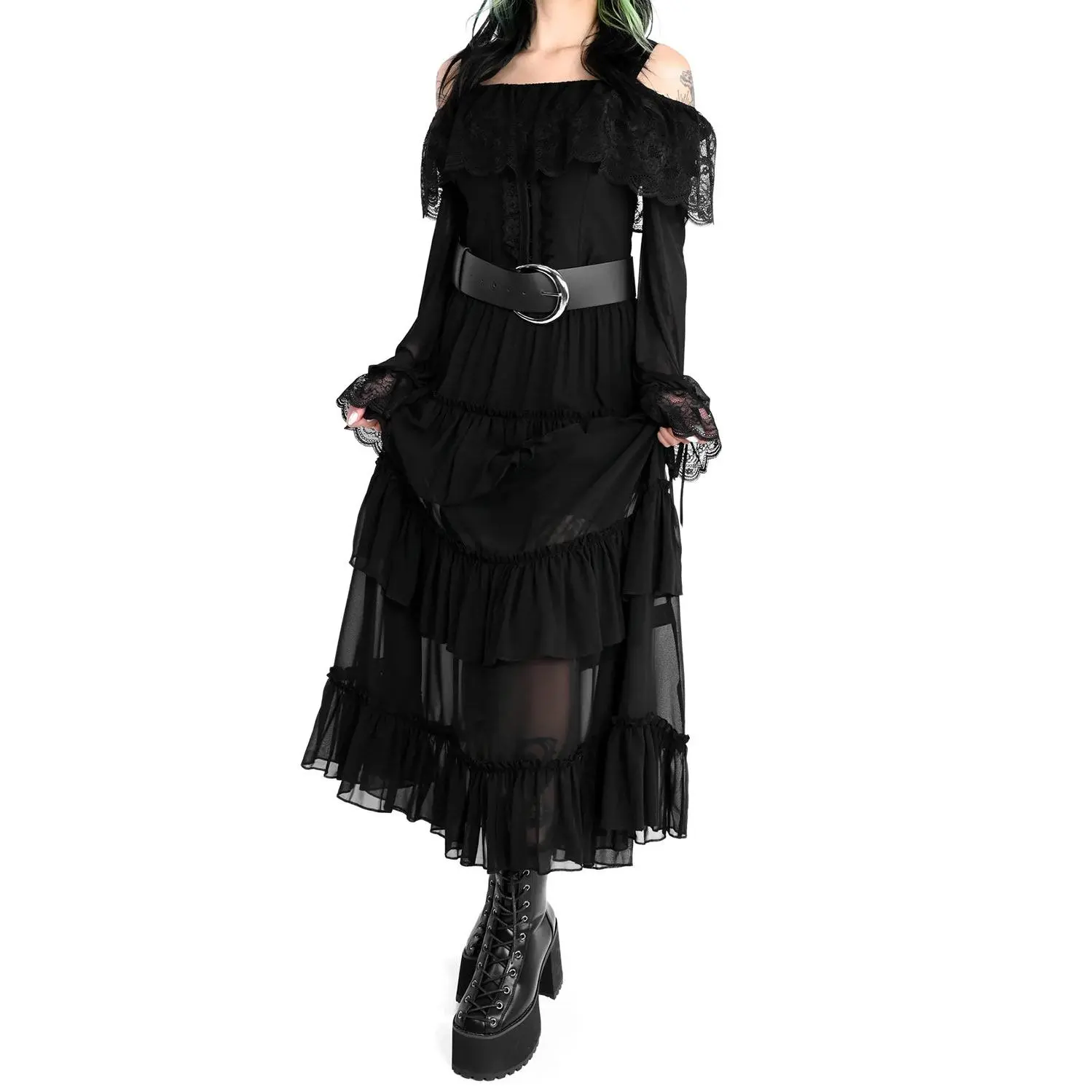 Leah Ruffle Skirt - Chiffon