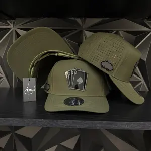 Poker plate SnapBack hat-olive green hydro Poker plate SnapBack hat-olive green hydro