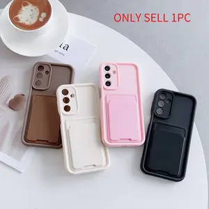 Suitable for OPPO A-series A3X/A5X/A6X/A7/A9/A12/A15/A16/A17/A34/A38/A53/A54/A55/A57/A58/A60/A74/A78/A93/A94/A95, pro plus Model, stylish and simple card insertion card anti drop phone case, supports storing cards and photos