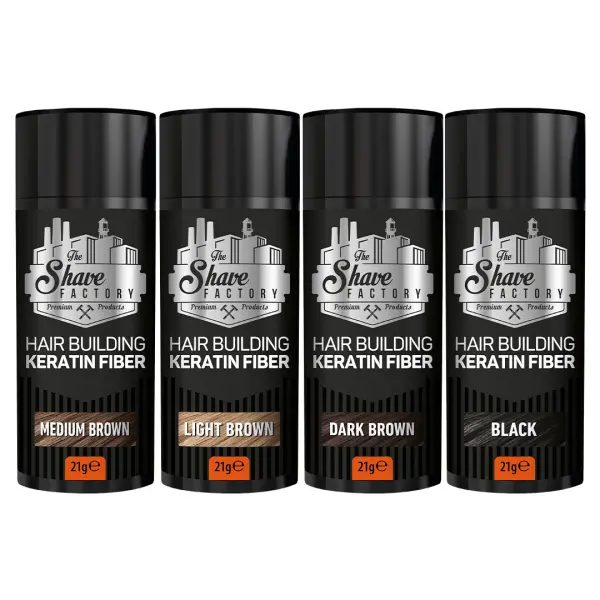 The Shave Factory Hair Building Keratin Fiber 21gr