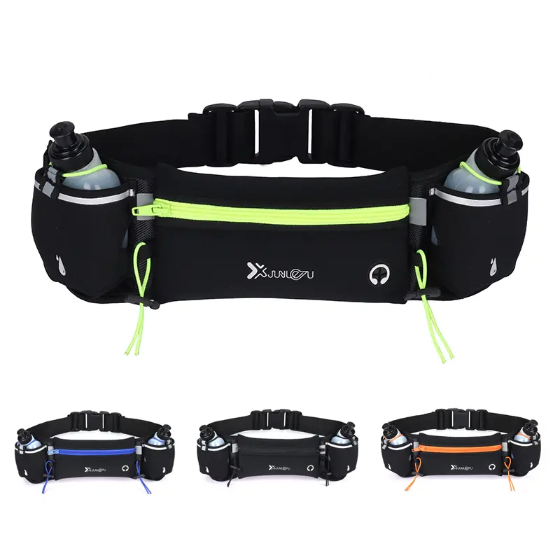 Men Running Waist Bags Belt Pouch Trail Running Waist Bags with Water Bottle Sports Fanny Phone Pack Women Sports Pack Bags