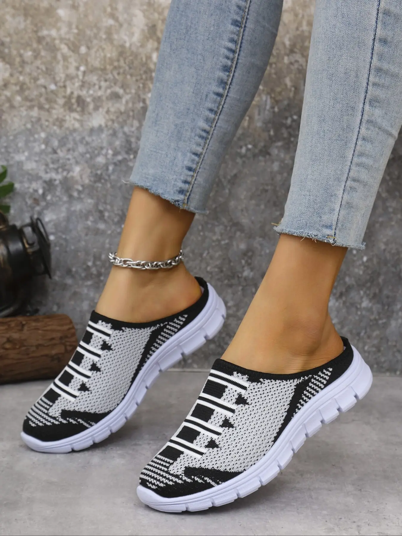 Women's Comfortable Walking Shoes Slide, Casual Walking Shoes, Daily Walking Shoes, Two Color Options, Perfect for 10,000 Steps Without Fatigue, Ideal Mom Shoes