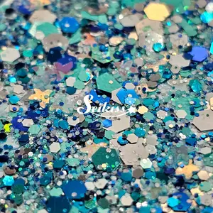 Aruba Chunky Glitter - Blue Glitter
