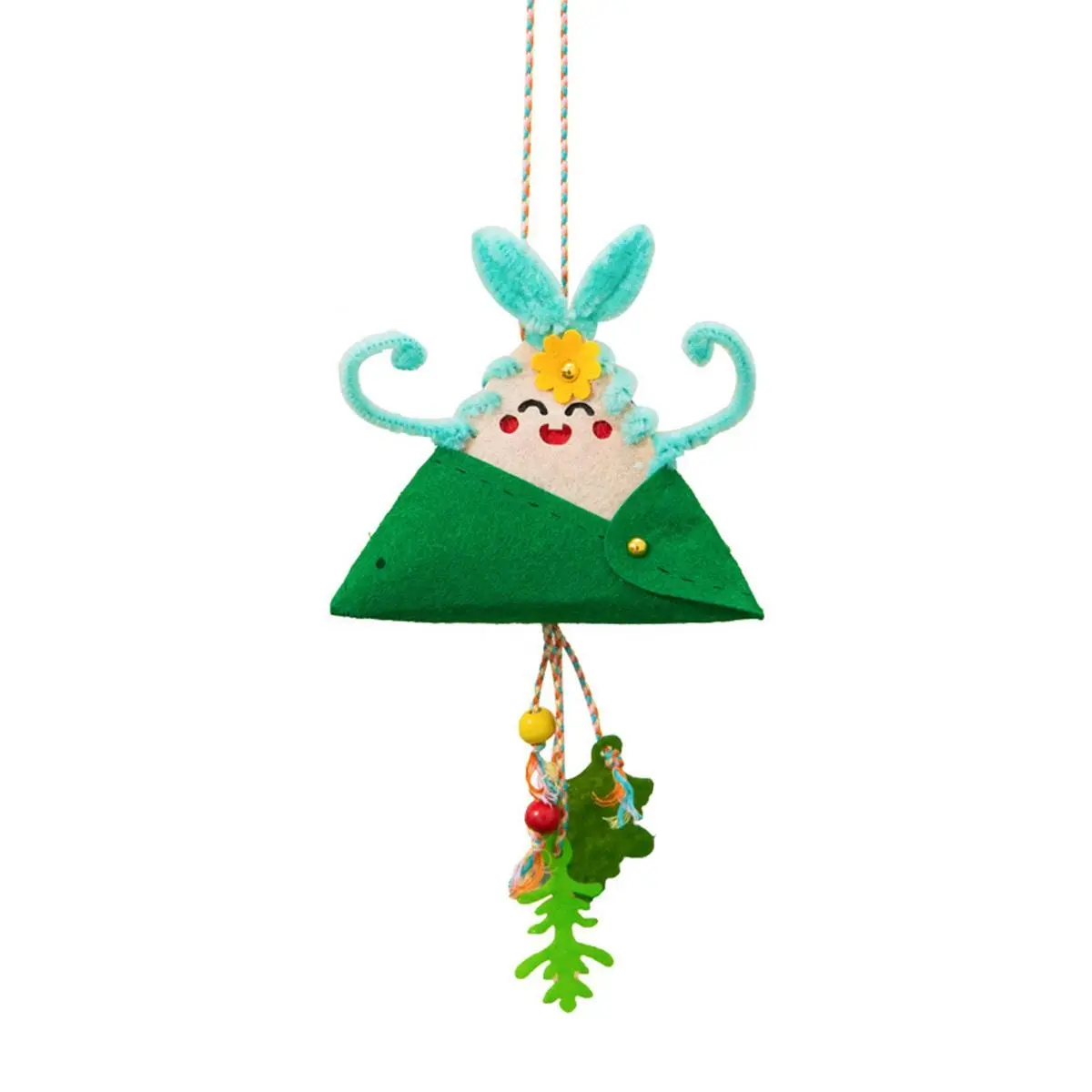 KAWASIMAYA DIY Felt Zongzi Sachet Kit - Dragon Boat Festival Aromatherapy Pouch for Home Decor & Gifts