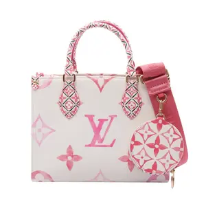 Pre-owned Louis Vuitton Canvas Shoulder Bags OnTheGo PM Monogram Giant Handbag
