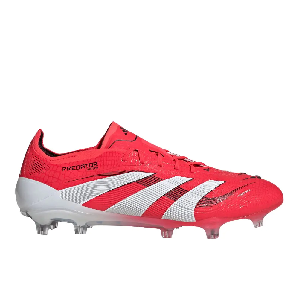adidas Mens Predator Elite Firm Ground Soccer Cleats - Red adidas Mens Predator Elite Firm Ground Soccer Cleats - Red