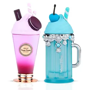 Yum Yum & Island Bliss Eau de Parfum Spray, 100ml (3.4 oz) by Armaf Delights | Two Irresistible Journeys Into Fruity-Floral Paradise (Bundle)