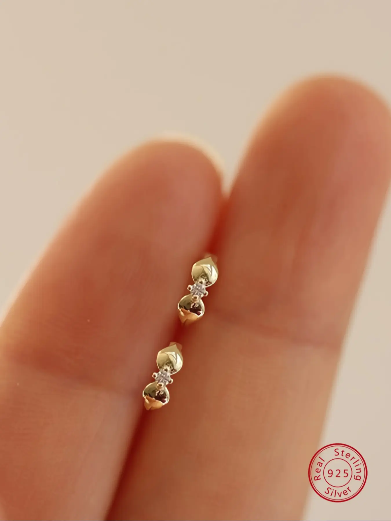 Women's 925 Silver Earrings, Cute Leaf Design with Artificial Zircon Inlay, Casual Jewelry Gift for Women & Friends, Stud Earring Jewelry, Ear Studs, High Quality Earrings, Pretty Studs