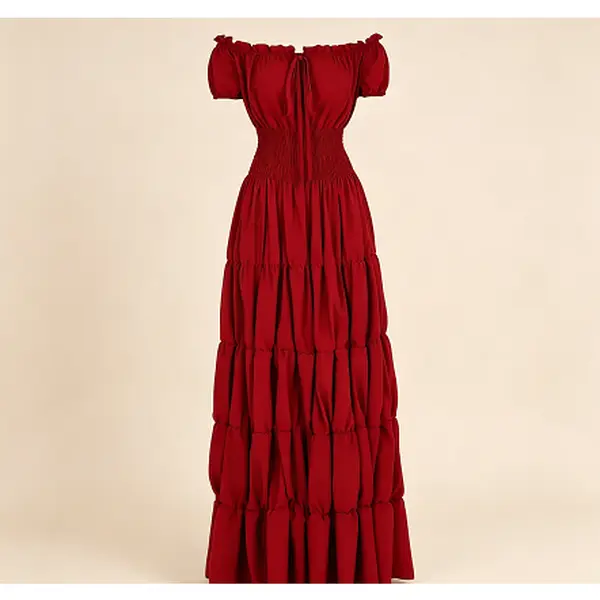 peasant dresses for fall Long Sleeve Peasant Dress main image 1