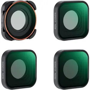 K&F CONCEPT ND CPL Filter Set Compatible with GoPro Hero 13 Black,4Pack ND8 ND16 ND32 CPL Neutral Density Polarizer Lens Filter Kit for Go Pro Hero 12/11/10/9 Black,Action Camera Accessories