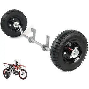 Adjustable Height Training Wheels for Kids' Dirt Bikes - Fits Honda XR50 CRF50, Razor MX125 MX400, Yamaha PW50 & Most 49/50CC Motorcycles