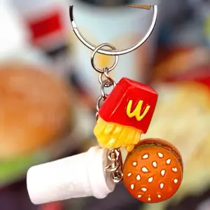 McDonald’s Keychain - Resin with Metal Components, Functional Design, Perfect Gift Idea