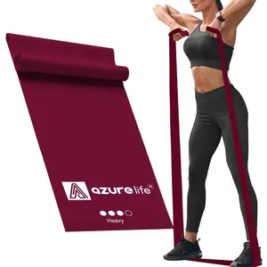 Professional 8 Yards Bulk Resistance Bands Rolls or 5,6,7 ft. Long Non-Latex Elastic Exercise Bands, Stretch Bands for PT, Yoga, Pilates, Rehab, at-Home or The Gym Workouts