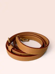 Pre-owned Louis Vuitton Leather Bag Accessories Vachetta Adjustable Strap