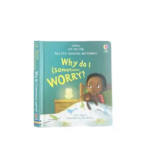 Why Do I Sometimes Worry? Educational Book, Interactive Flap Pages, Emotion Management Guide, Emotional Guidance, Perfect for Home Learning & Bedtime Stories, Illustrations