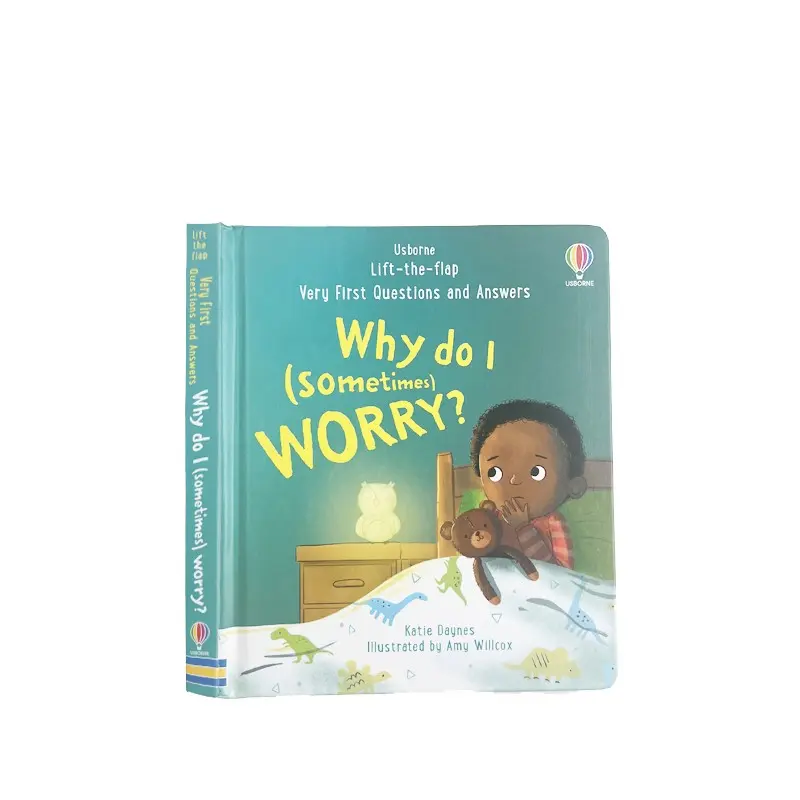Why Do I Sometimes Worry? Educational Book, Illustrated Activity Book, Interactive Flap Pages, Emotion Management Guide, Emotional Guidance, Perfect for Home Learning & Bedtime Stories, Illustrations