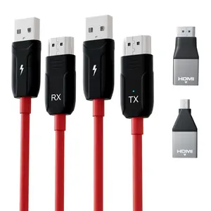 Wireless HDMI Transmitter and Receiver, 1080P Wireless HDMI Extender for TV Streaming, Conferencing Streaming, Streaming Video Receiver