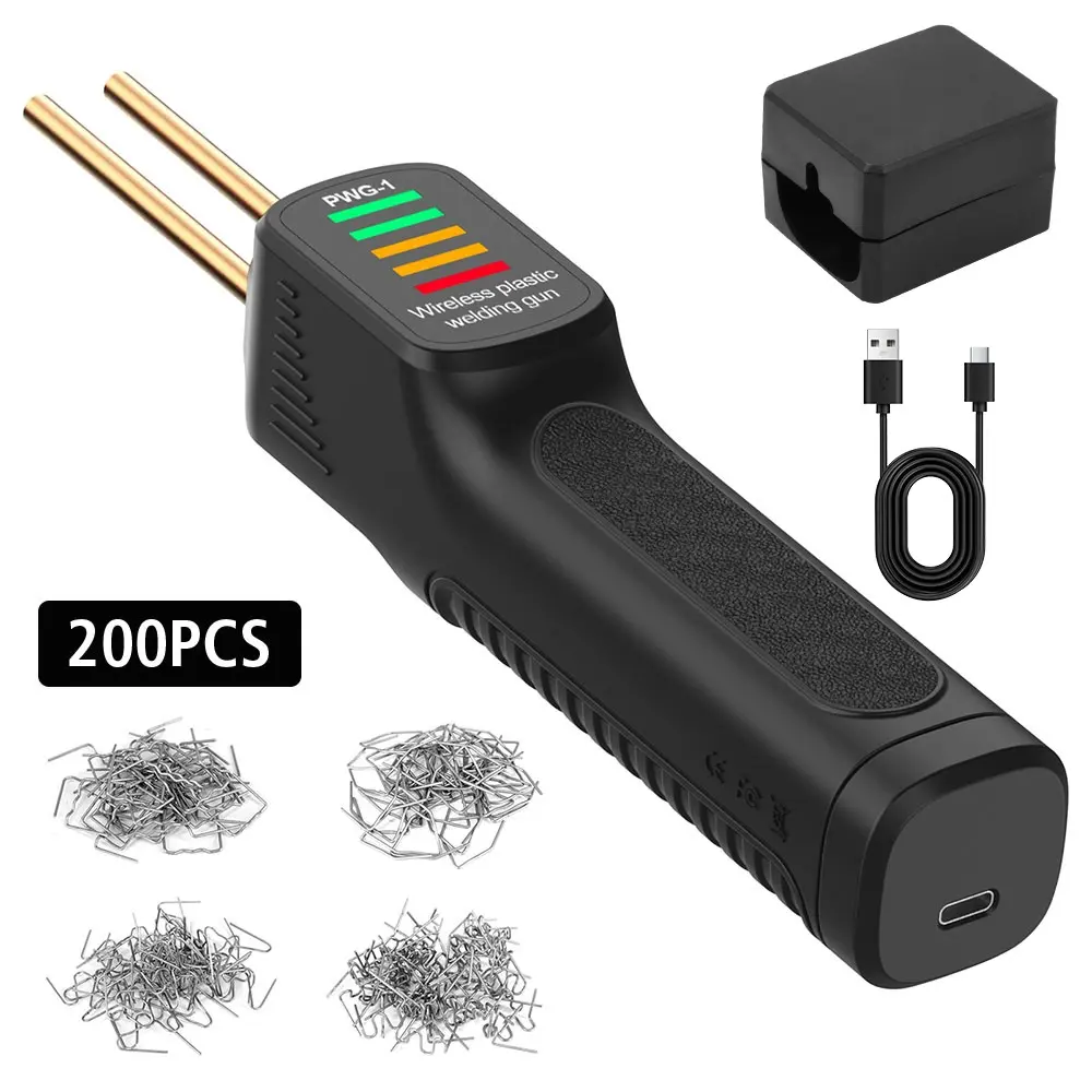 Pwg-1 Handheld Wireless Cordless Charging Plastic Welding Gun Handle, Portable Electric Soldering Iron, Easy-To-Use Tool for DIY Projects