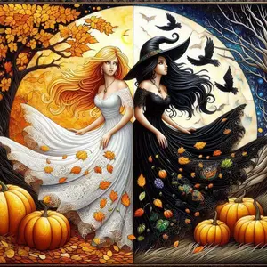 5D DIY Full Diamond Round Diamond Painting - Diamond Art Kit Pumpkin, Leaves, Crow Mosaic, Canvas - DIY Decorative Painting, Home Wall Decor, Diy Craft Supplies, Handicraft, Perfect for Halloween, Christmas, Anniversary Gifts, Diamond Painting Kits