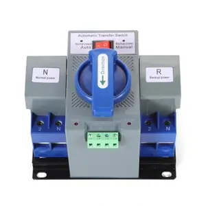 2P 63A ATS Dual Power Automatic Transfer Switch for Generator Changeover Switch 110V GCQ2-63/2