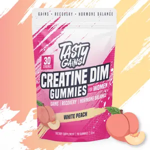 Tasty Gains Creatine DIM Gummies For Women (Gains, Recovery, Hormone Balance) Tasty Gains Creatine DIM Gummies For Women (Gains, Recovery, Hormone Balance)