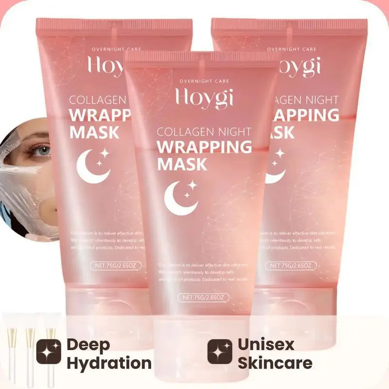 Collagen Moisture Peeling Mask - Hydrating Moisturizer Restore Treatment, Overnight Collagen Gel Mask for Women, Ideal Gift ，#SummerWins #DealsForYouDays #Father's Day gift