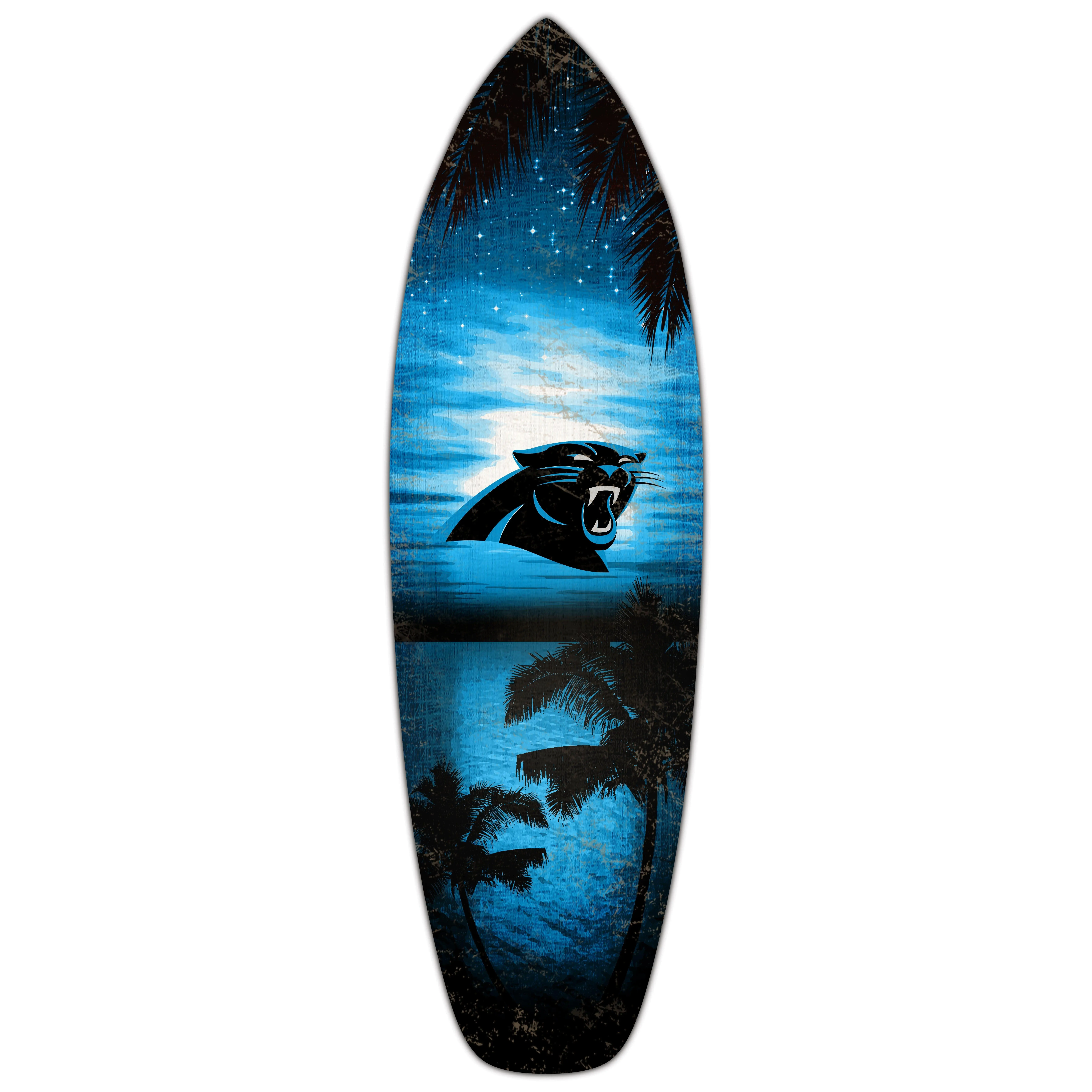 24inch NFL Carolina Panthers Surfboard Wall Art