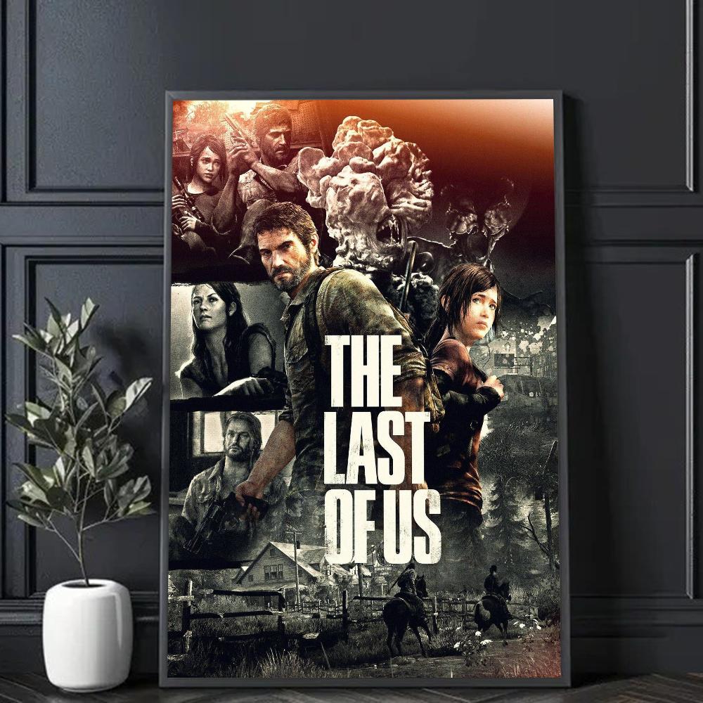 Hot Game The Last of Us Poster Frameless Personalized Wall Art Poster Photos for Living Room Home Decor