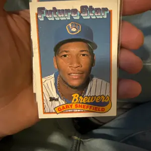 Gary Sheffield - Milwaukee Brewers - 1989 Topps Future Star Rookie Card #343