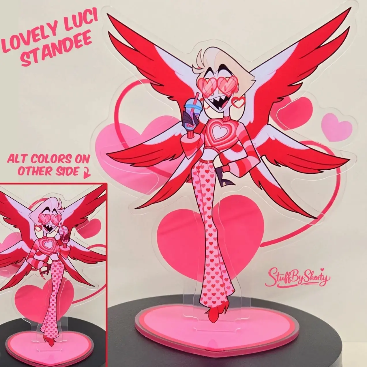 Hazbin Hotel Standee Acrylic-- lucifer