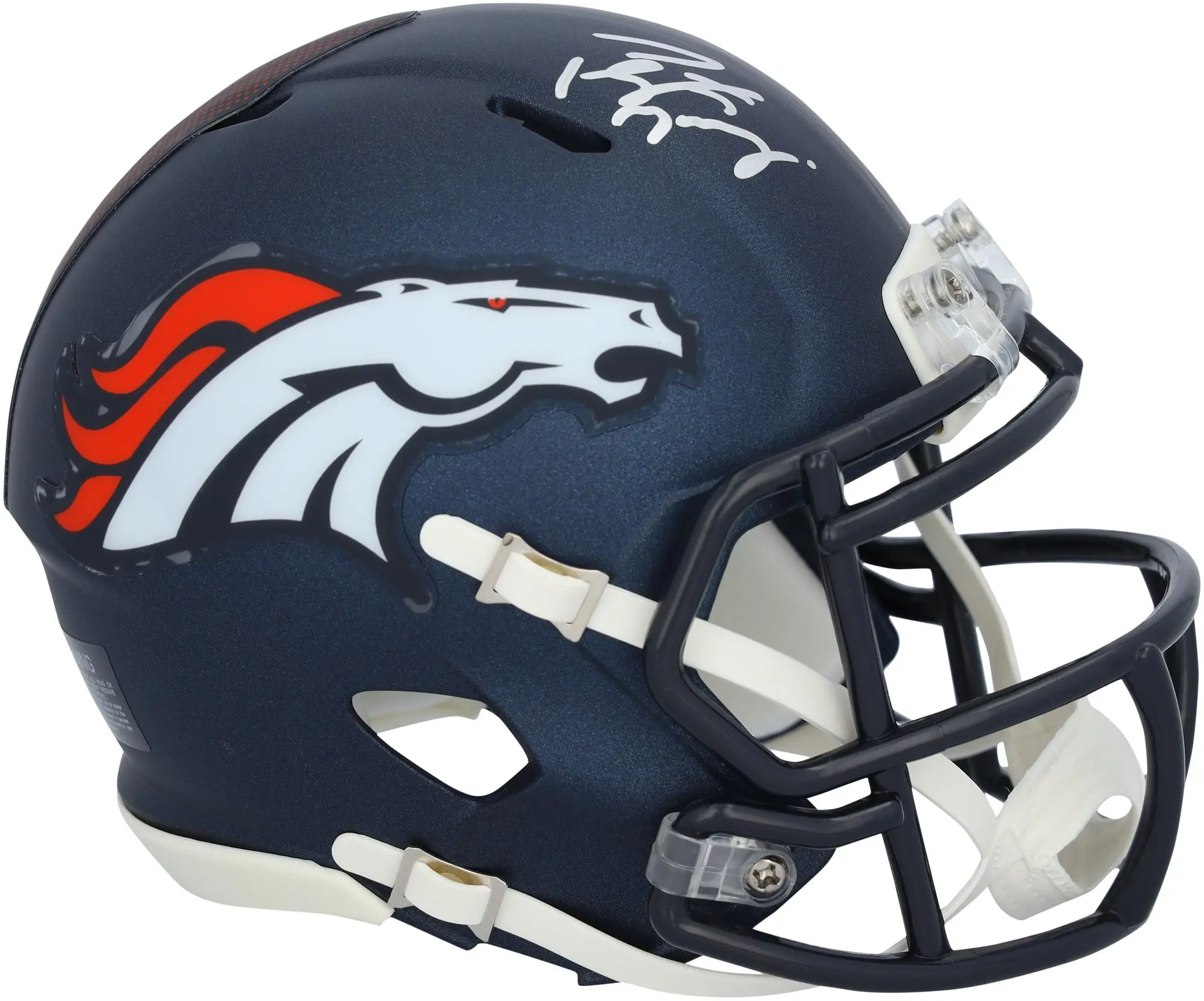 Peyton Manning Denver Broncos Autographed Riddell 2024 Speed Mini Helmet - Fanatics Authentic Certified