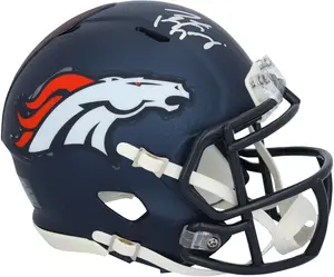 Peyton Manning Denver Broncos Autographed Riddell 2024 Speed Mini Helmet - Fanatics Authentic Certified