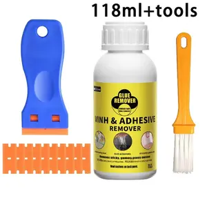 Heavy-Duty Adhesive & Paint Remover Spray Fast-Acting Formula No Residue for Plastic/Metal Suitable for Labels Tape Glue Removal for DIY Automotive Household Use