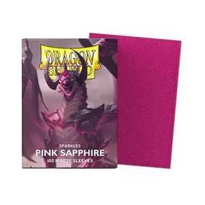 Dragon Shield Standard Matte Sleeves: Pink Sapphire (100ct.)