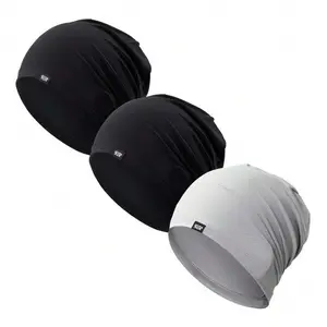 LongLong Breathable Skull Cap Men Do-Rag Lightweight Sweat Wicking Hat Wrap Under Helmet Liner Motorcycle Running Bandana Cycling