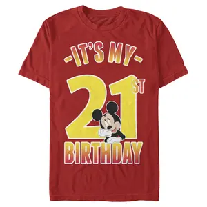 Men's Mickey & Friends It's My 21st Birthday T-Shirt