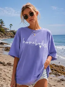 Comfort Color Homebody T-shirt Comfort Colors, Slouchy Crewneck, Trendy Woman Sweatshirt, Casual Shirt - SoftHype Apparel