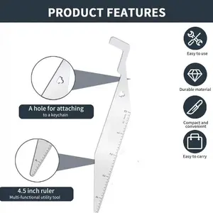 Multipurpose First Responder Tool | Compact Keychain Leverage Tool for Household Rescue