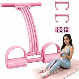 3-in-1 Multifunctional Pedal Resistance Band Trainer, Full-body workout for Home gym, Home workout, Adjustable Resistancefor All Ages & Genders, Sit-up, Yoga, Glute, Ab Training