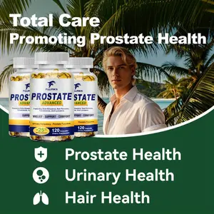 Prostate Health Supplement with with Beta-Sitosterol, Saw Palmetto,Tocotrienols, & Lycopene for Men, DHT Blocker - Helps Support Male Urinary Tract and Prostate for Mens Health - 3 Bottle Prostate Capsules