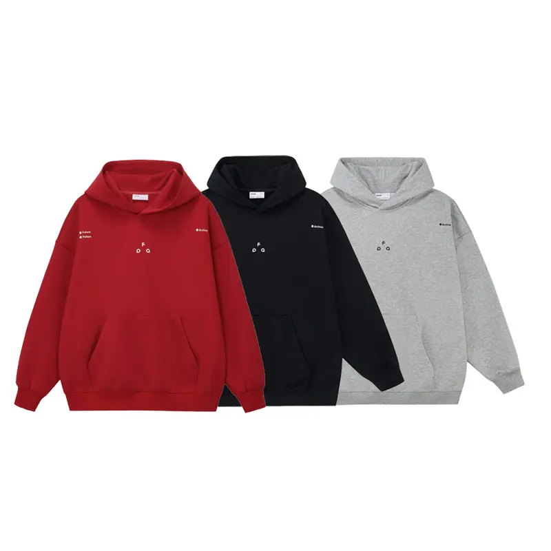 FPA Constant Temperature Thermal Fabric Zip Up Hoodie For Men & Women, Heavyweight Basic Logo Loose Casual Unisex Street Sweatshirt, Versatile Daily Sports Hooded Outerwear