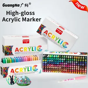 Guangna 168 Color Fine Tip Marker Set, Quick-Dry Ink Pens for Home & Office Use, Vibrant Colors, Smooth Flow, Art Supplies for Artists