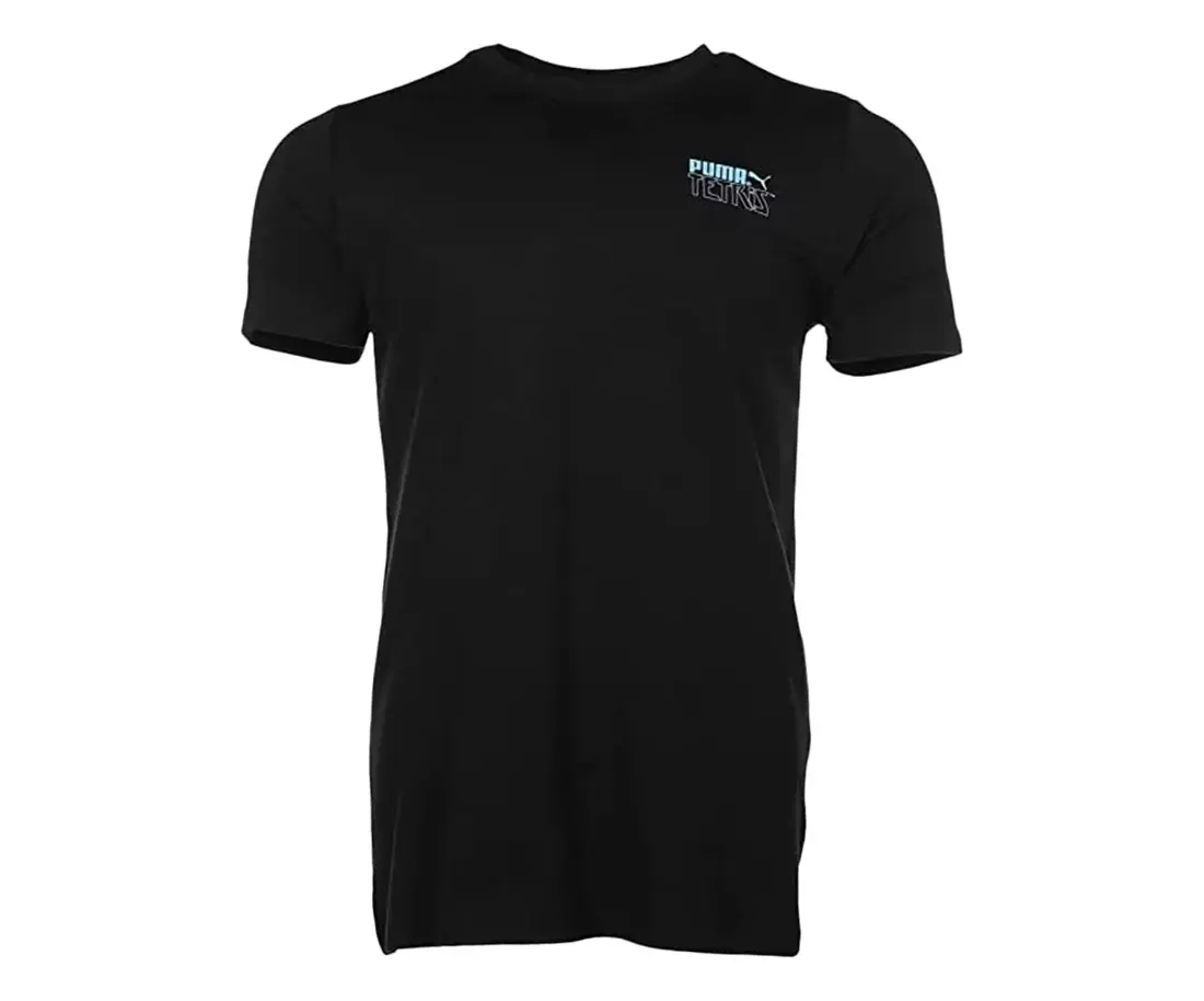 Puma Tetris T Mens Active Shirts & Tees, Shortsleeve, Casual, Top, Tshirt, Clothes, Graphic