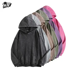 500G  Mens Hoodies Oversized Unisex Acid Wash Hoodie Heavyweight Fleece Vintage Cotton Sweatshirt Men Women Streetwear Unisex Casual Oversized Acid Wash tops Hoodie Pullover Athletic & Warm, Long Sleeve Relaxed Fit Sweatshirt in Soft Material