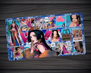 Boa Hancock Playmat with Zones Anime Mousepad Gaming Mouse Pad Anime Desk Mat Office