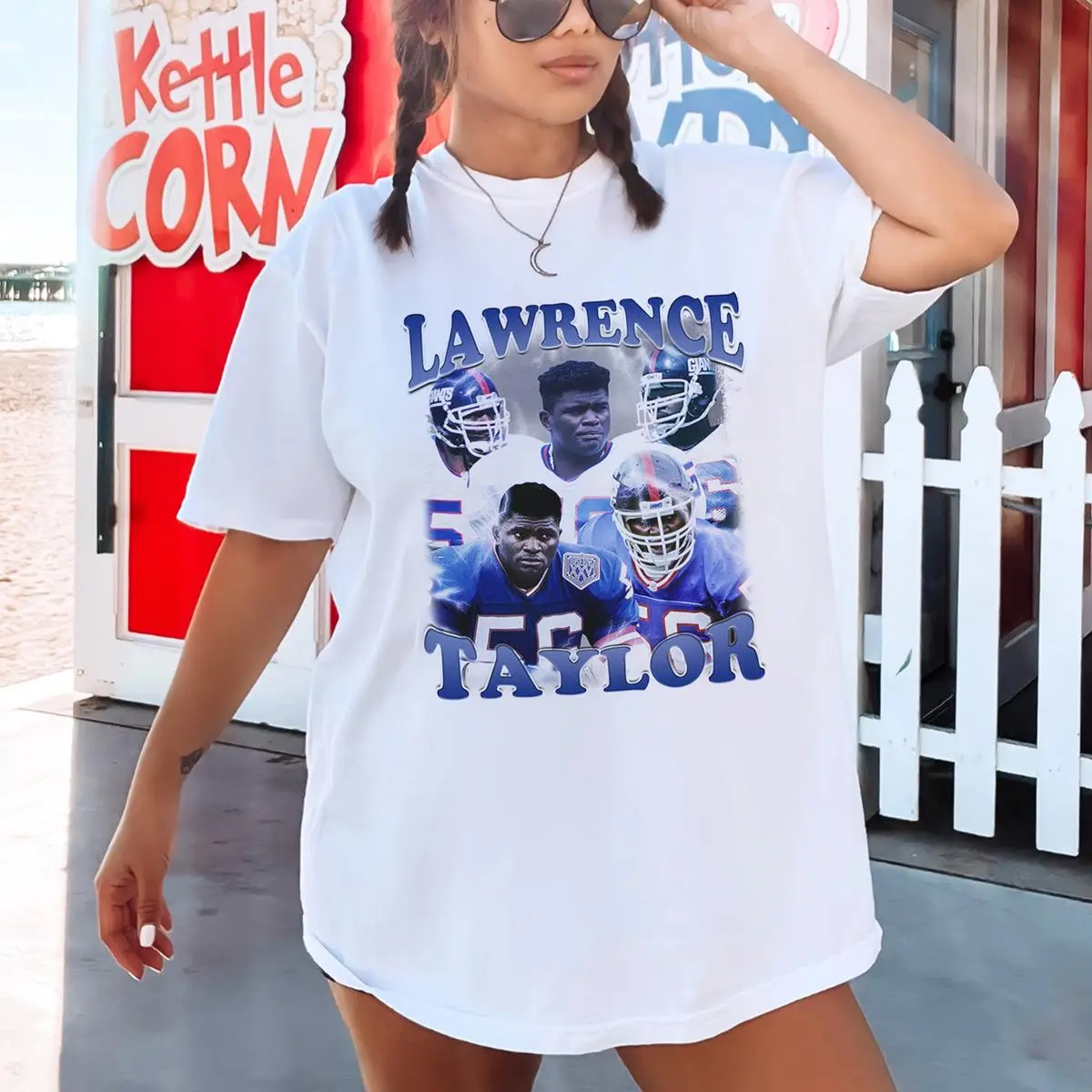 Vintage Lawrence Taylor Tee, Retro Bootleg Shirt, New York Football Player T-shirt,  Giant Football Fan, Football Teams, Game Day Apparel, American Football Season, Super Bowl