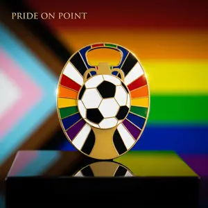 Rainbow Pride Soccer Bottle Opener with 360 Spin, Magnetic Fridge Magnet Football Cap Lifter, LGBTQ Support Beer Opener Metal Enamel Fidget Toy, Cute Tailgate Party Barware Decor Pride Month Gift for Allies