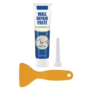 1pcs Quick Drying Wall Repair Cream Easy To Use Fast Drying Wall Repair Sealant 100g Powerful Solution for Crack & Holes, As The Pictures Show,summervibes