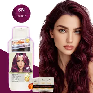 Purple\black\orange Hair Dye|Hair Dye Shampoo & Conditioner Set|Unisex Professional Hair Color|Color Developer|Salon & Home Use|500ML Large Capacity|No Bleach Needed shampoo Vegan Eggplant Semi-Permanent Hair Color