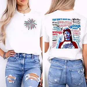 4th Of July Merica Tour Joe Dirt Shirt, Independence Day Tshirt Graphic tee for Unisex Pure Cotton Fabric Casual Streetstyle Crew Neck Short Sleeve T-Shirt Trendy Tops, Trendy best gift